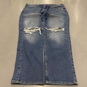 Hollister ripped straight dit regular wash‎ jeans with a nice fade